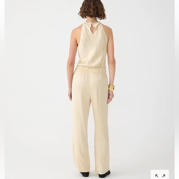 J. Crew , Wide Leg Pant in Luster Crape, Size: 8 - Picture 4 of 5